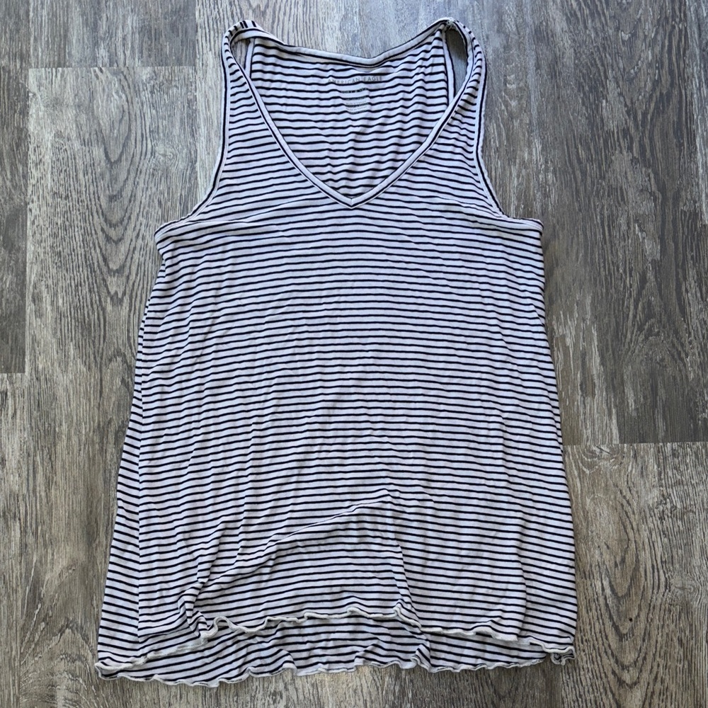 American Eagle Striped Tank Top